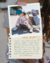 Load image into Gallery viewer, Hopscotch Romper in Fuchsia Watercolor