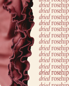 Belinda Dress in Dried Rosehip Pointelle