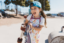 Load image into Gallery viewer, Hopscotch Romper in Fuchsia Watercolor