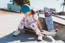 Load image into Gallery viewer, Hopscotch Romper in Fuchsia Watercolor