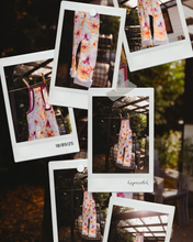 Load image into Gallery viewer, Hopscotch Romper in Fuchsia Watercolor