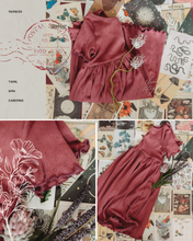 Load image into Gallery viewer, Belinda Dress in Dried Rosehip Pointelle