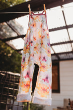 Load image into Gallery viewer, Hopscotch Romper in Fuchsia Watercolor