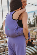 Load image into Gallery viewer, Barefoot Romper in Periwinkle