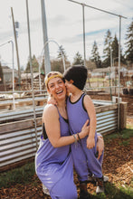 Load image into Gallery viewer, Barefoot Romper in Periwinkle