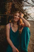 Load image into Gallery viewer, Seaside Romper in Emerald