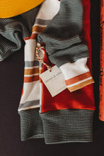 Load image into Gallery viewer, Crossover Hoodie in School Stripe
