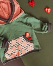 Load image into Gallery viewer, Crossover Hoodie in Strawbaby