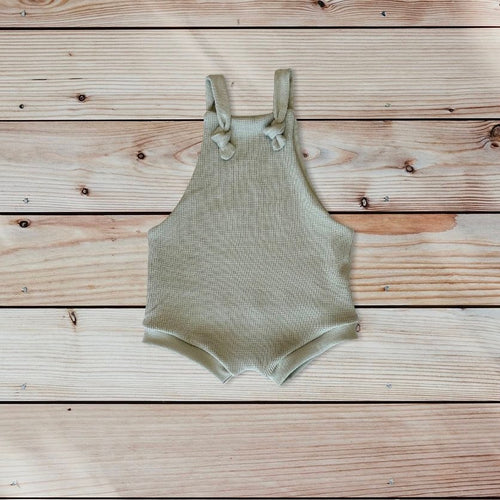 Shortie alls in Eucalyptus Rib