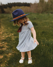 Load image into Gallery viewer, Belinda in Denim Stripe