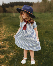 Load image into Gallery viewer, Belinda in Denim Stripe