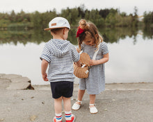 Load image into Gallery viewer, Belinda in Denim Stripe
