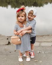 Load image into Gallery viewer, Belinda in Denim Stripe