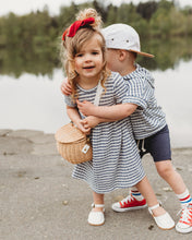 Load image into Gallery viewer, Belinda in Denim Stripe