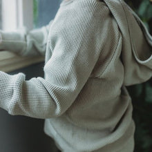 Load image into Gallery viewer, Campfire Hoodie in Eucalyptus Waffle
